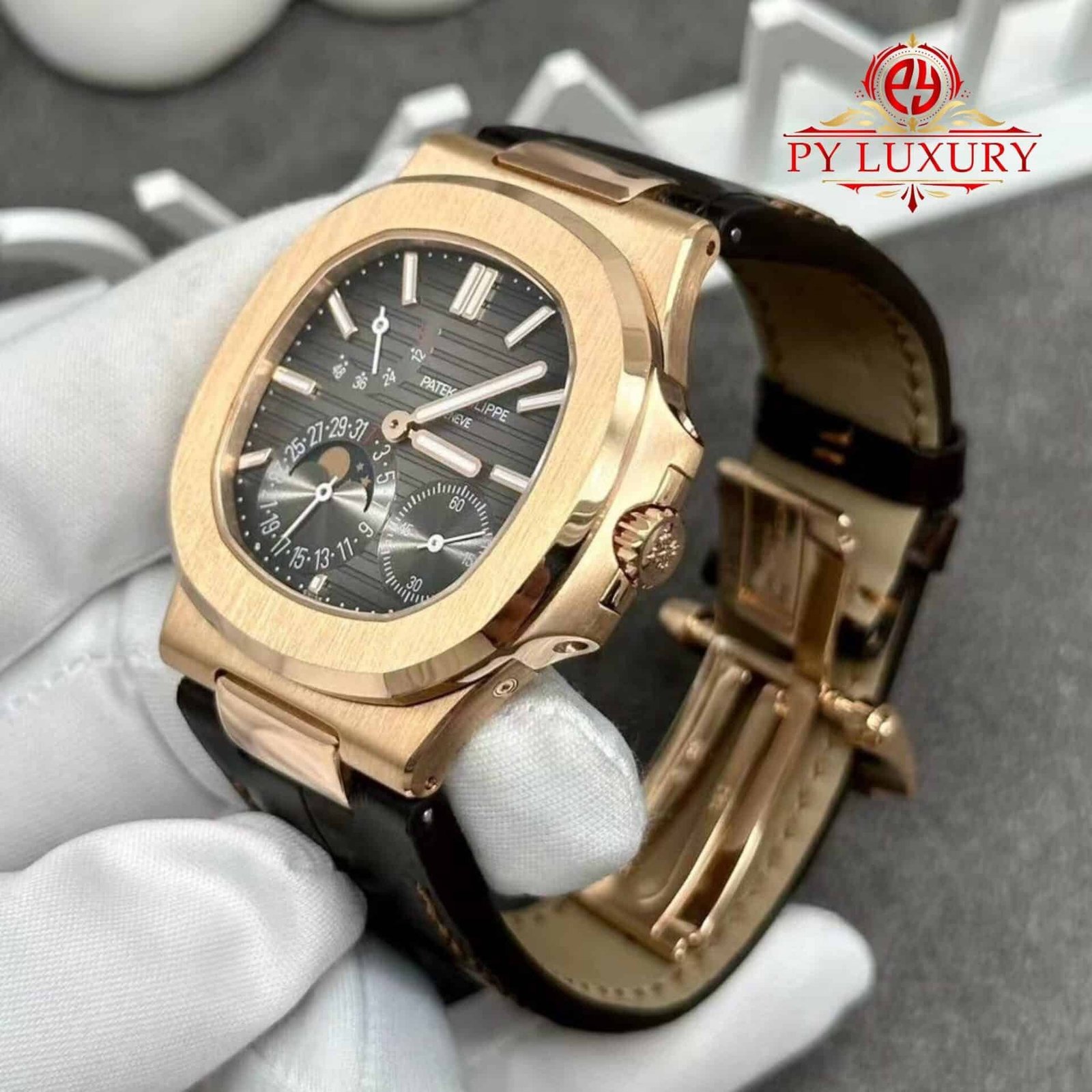 Patek Philippe Nautilus 5712R-001 18K Solid Rose Gold 40mm - 图片 4