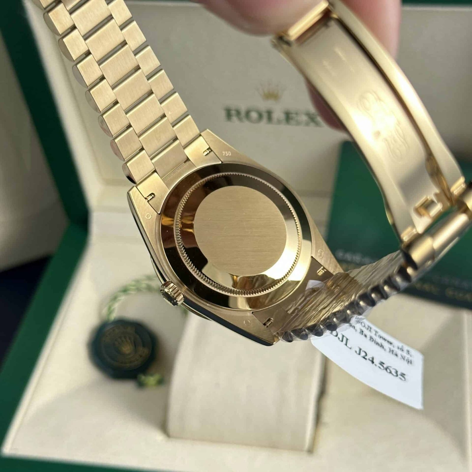 Rolex Day-Date 228238 18K Yellow Gold Wrapped Champagne Diamond Dial 177g GMF V3 Super Clone 40mm - 图片 8