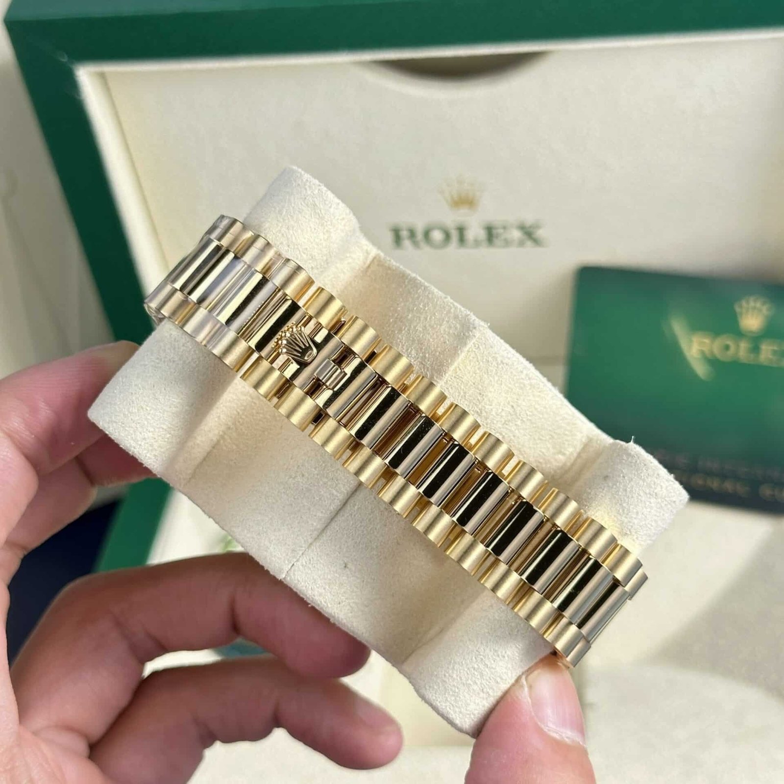 Rolex Day-Date 228238 18K Yellow Gold Wrapped Champagne Diamond Dial 177g GMF V3 Super Clone 40mm - 图片 10