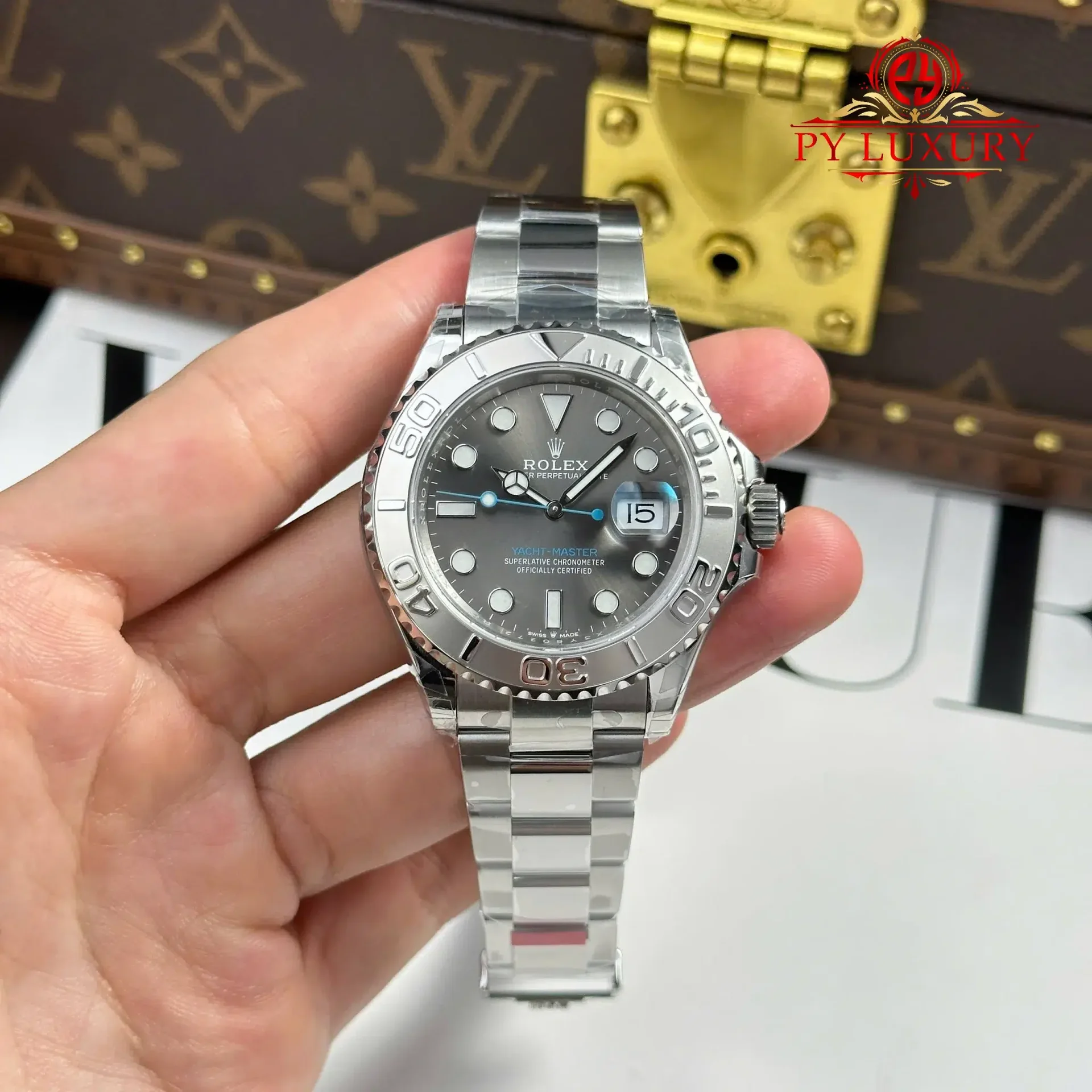 Rolex Yacht-Master 126622 Dark Rhodium Dial Oyster Super Clone 40mm