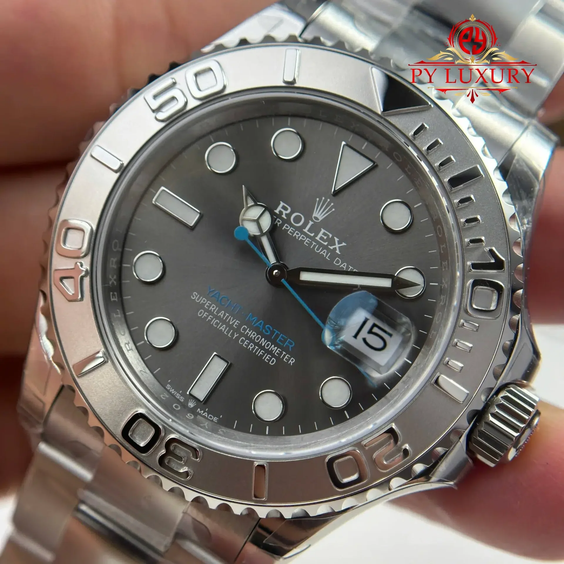 Rolex Yacht-Master 126622 Dark Rhodium Dial Oyster Super Clone 40mm - 图片 4