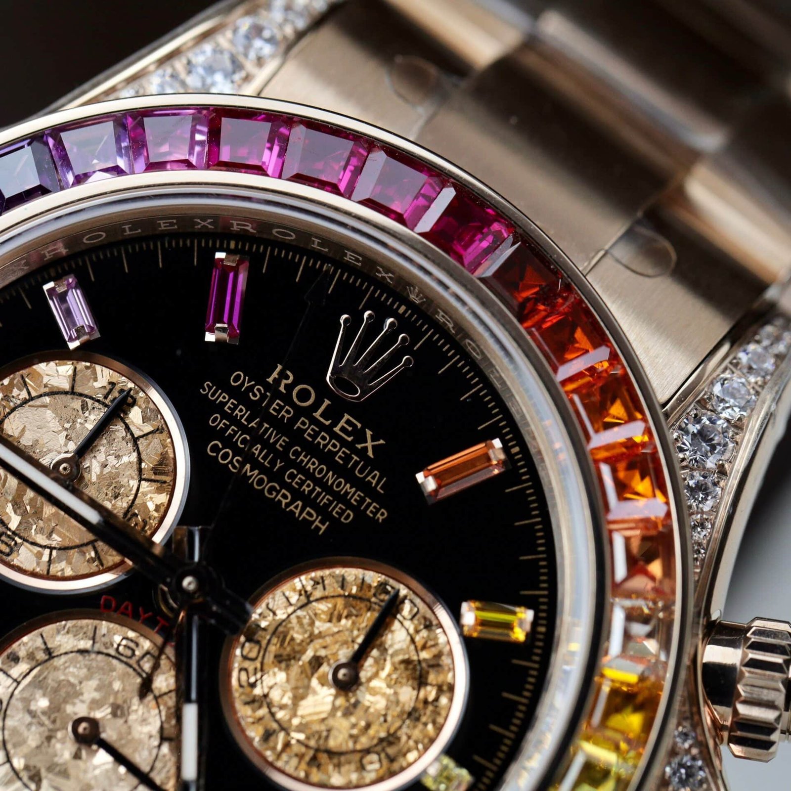Rolex Daytona Rainbow 116595 Rose Gold Calibre 4130 Super Clone 40mm - 图片 4