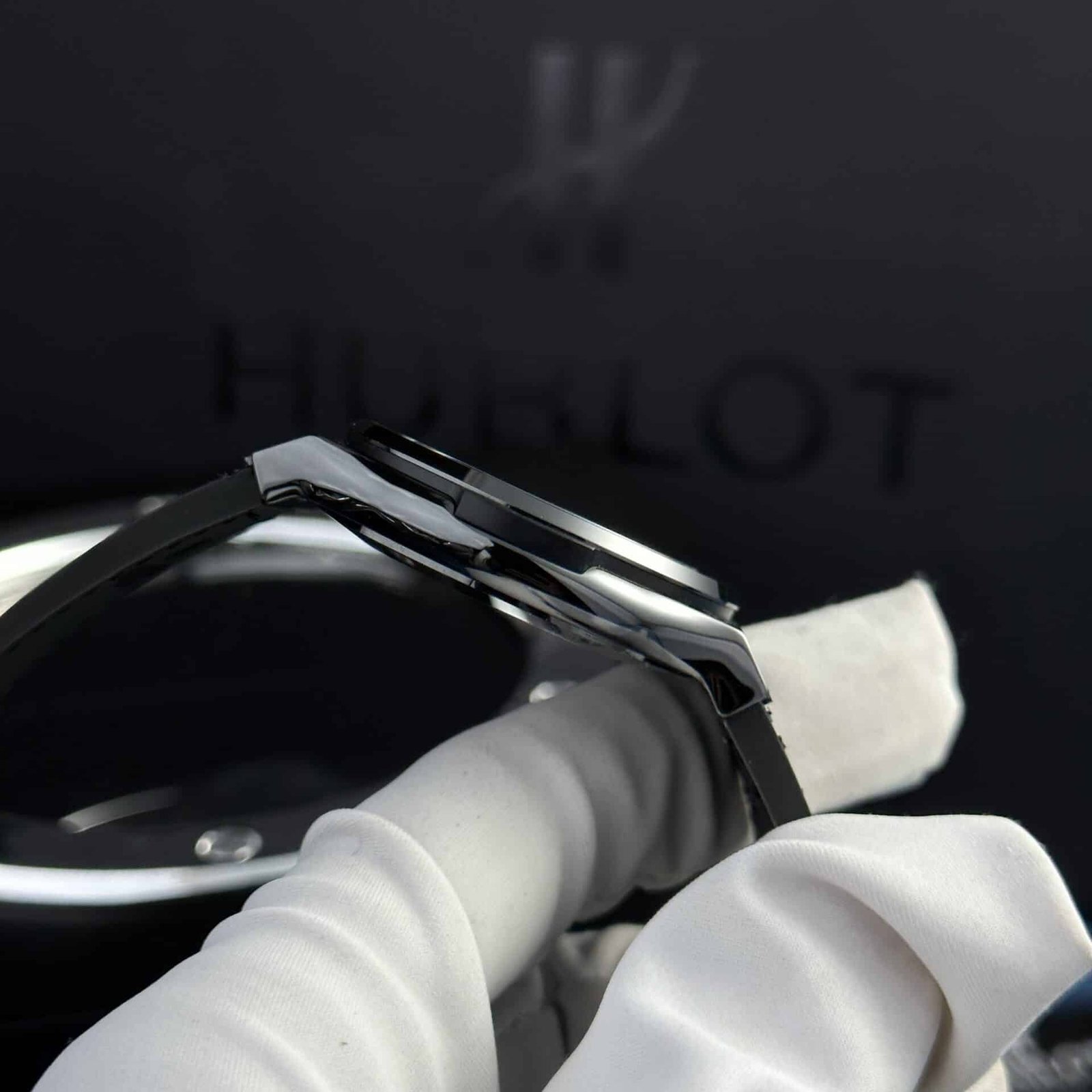Hublot Classic Fusion Black Magic Black Dial Leather Best Replica Super Clone 42mm - 图片 6
