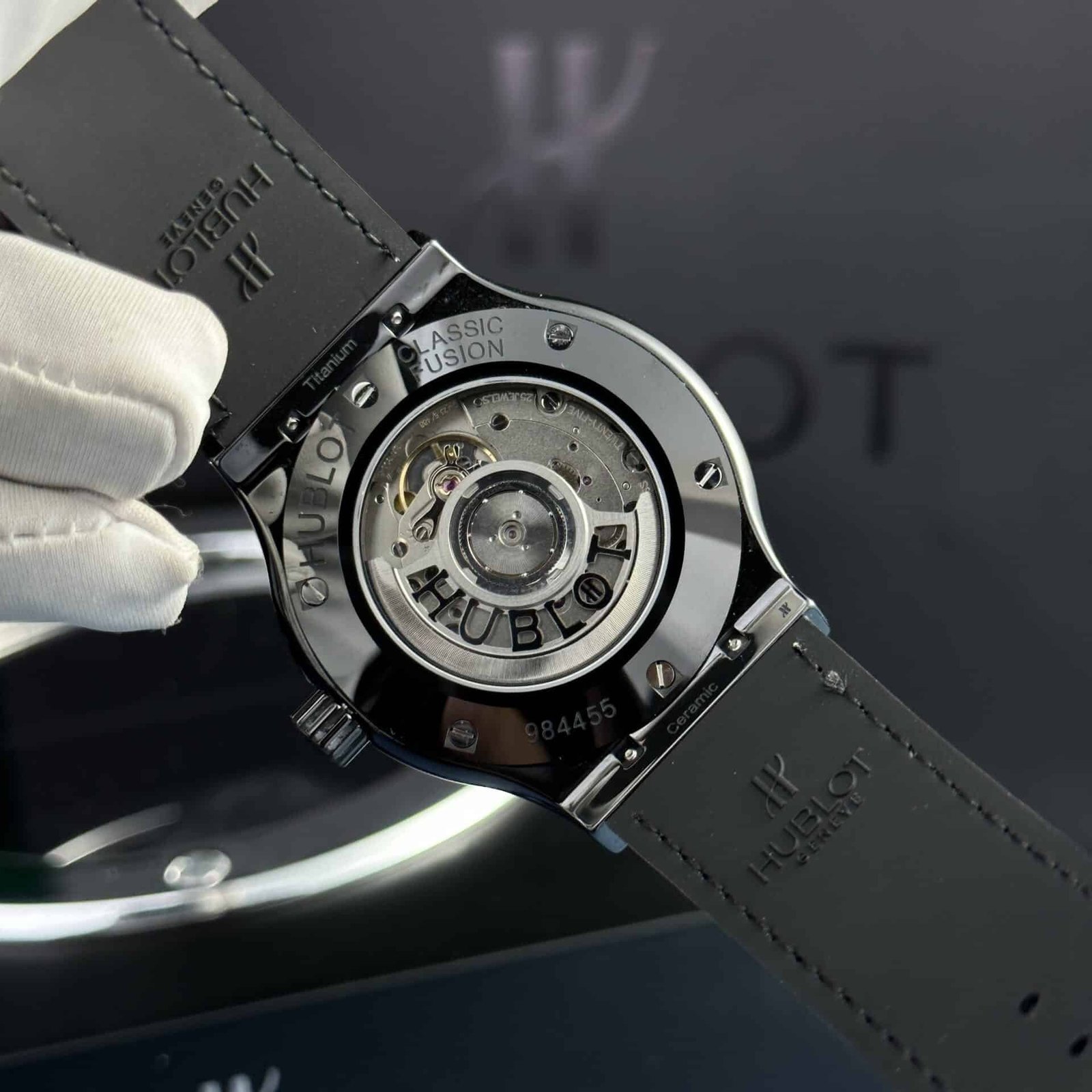 Hublot Classic Fusion Black Magic Black Dial Leather Best Replica Super Clone 42mm - 图片 7