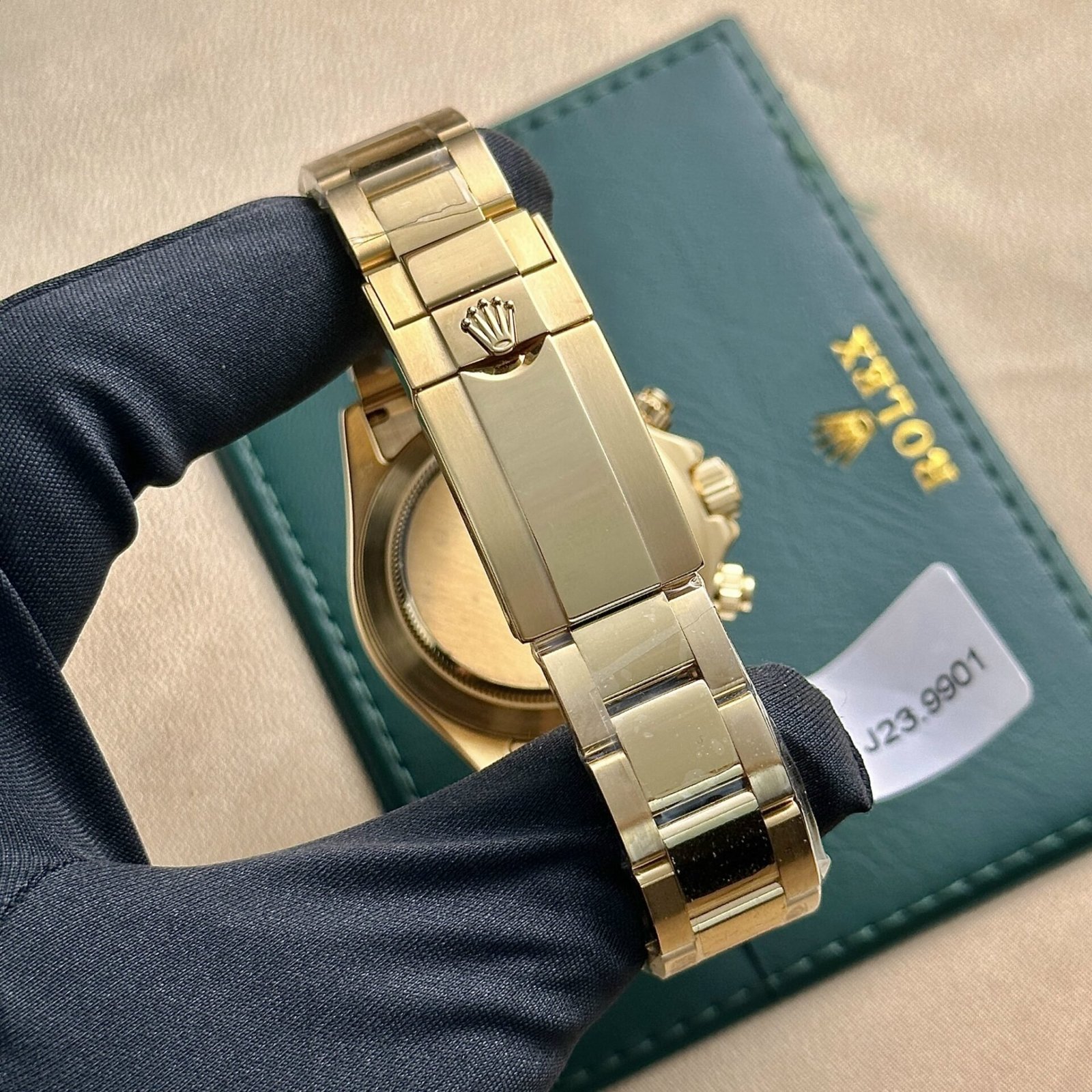 Rolex Daytona 116508 18K Yellow Gold Wrapped MOP Dial Best Replica 40mm - 图片 11