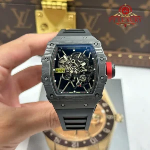 Richard Mille RM35-01 Rafael Nadal Carbon TPT Best Replica 1:1 ZF V3 49.94mm x 44.5mm