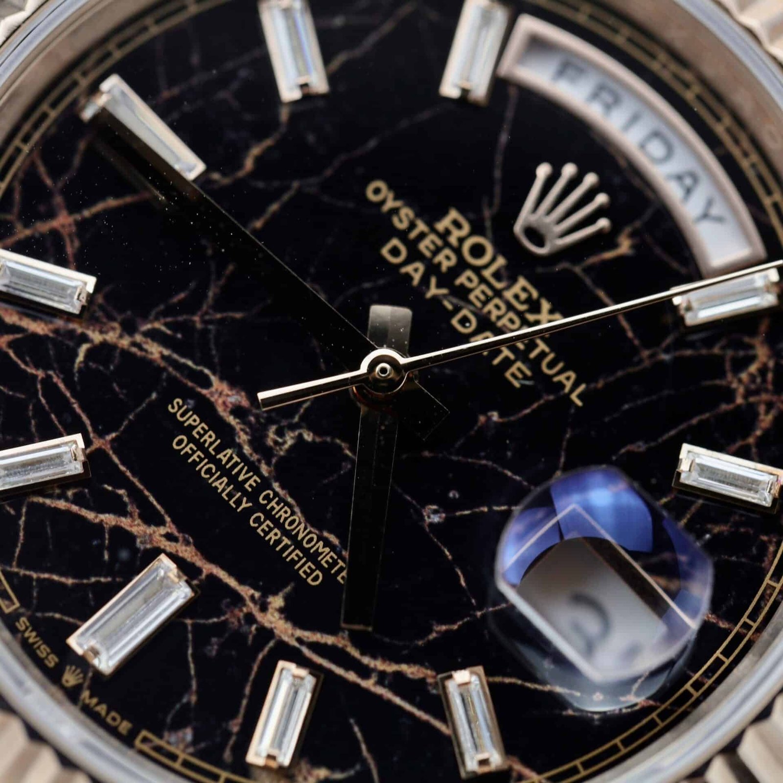 Rolex Day-Date 228235 Eisenkiesel Dial 18K Yellow Gold Wrapped 176g GMF V3 Super Clone 40mm - 图片 6