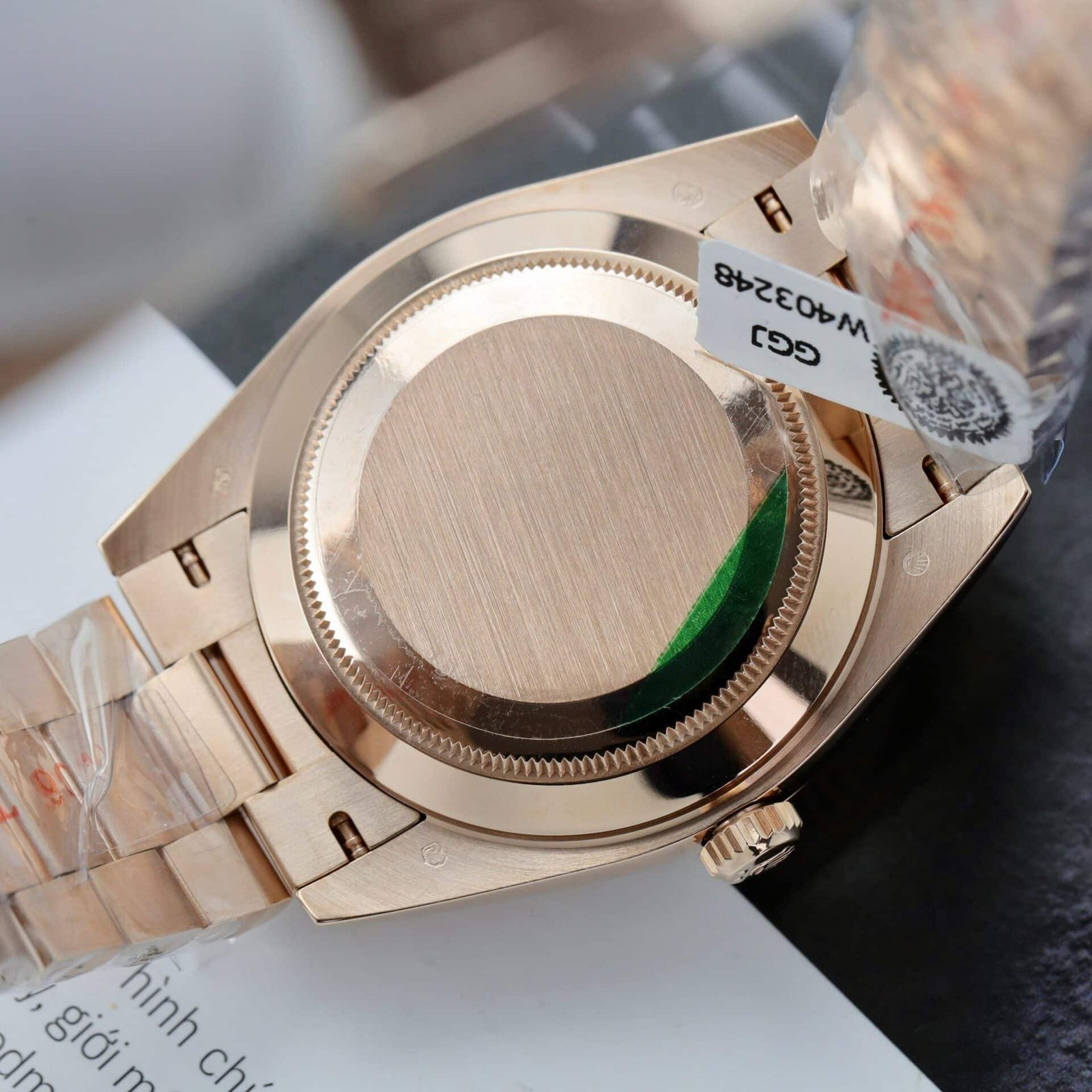 Rolex Day-Date 228235 Eisenkiesel Dial 18K Yellow Gold Wrapped 176g GMF V3 Super Clone 40mm - 图片 9