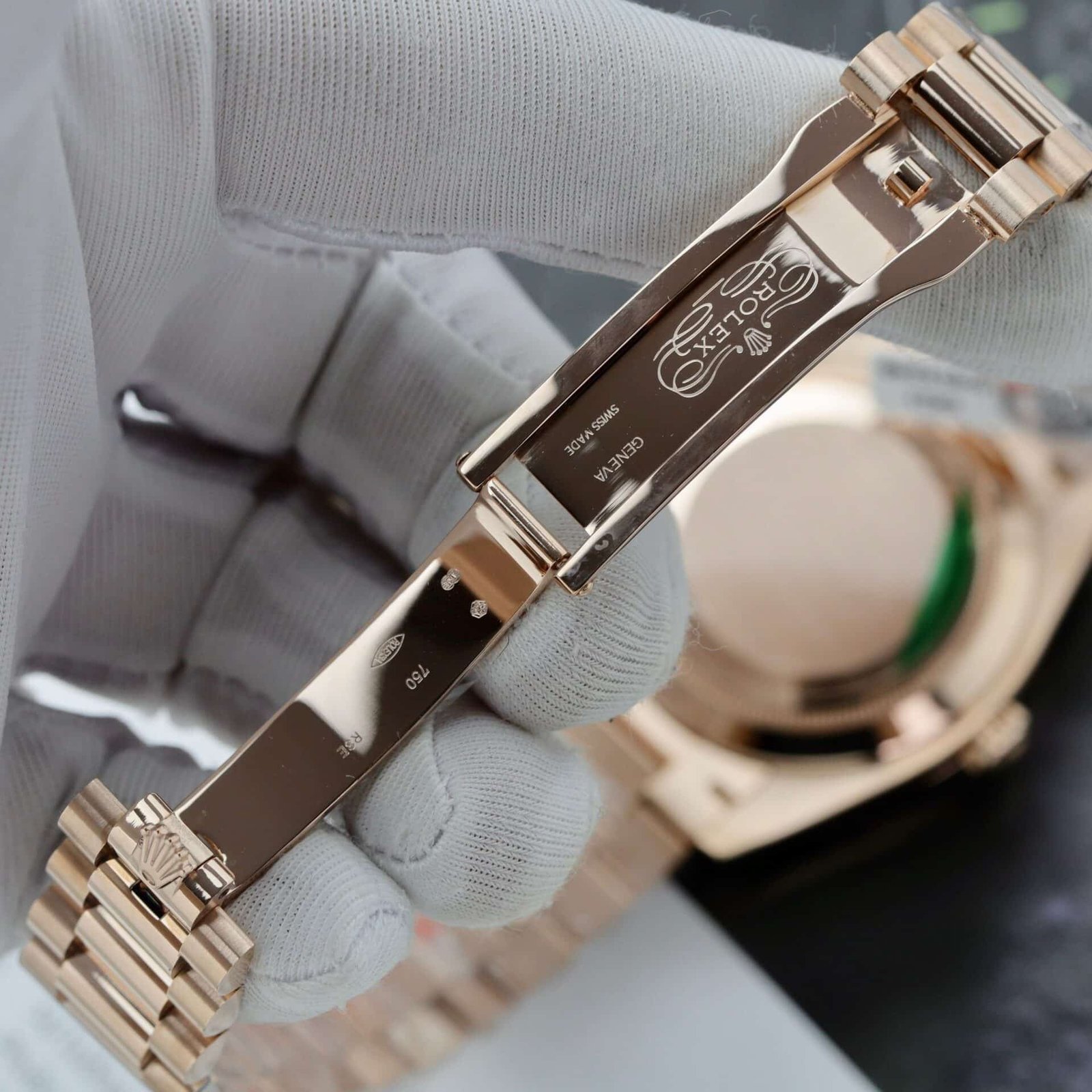 Rolex Day-Date 228235 Eisenkiesel Dial 18K Yellow Gold Wrapped 176g GMF V3 Super Clone 40mm - 图片 10
