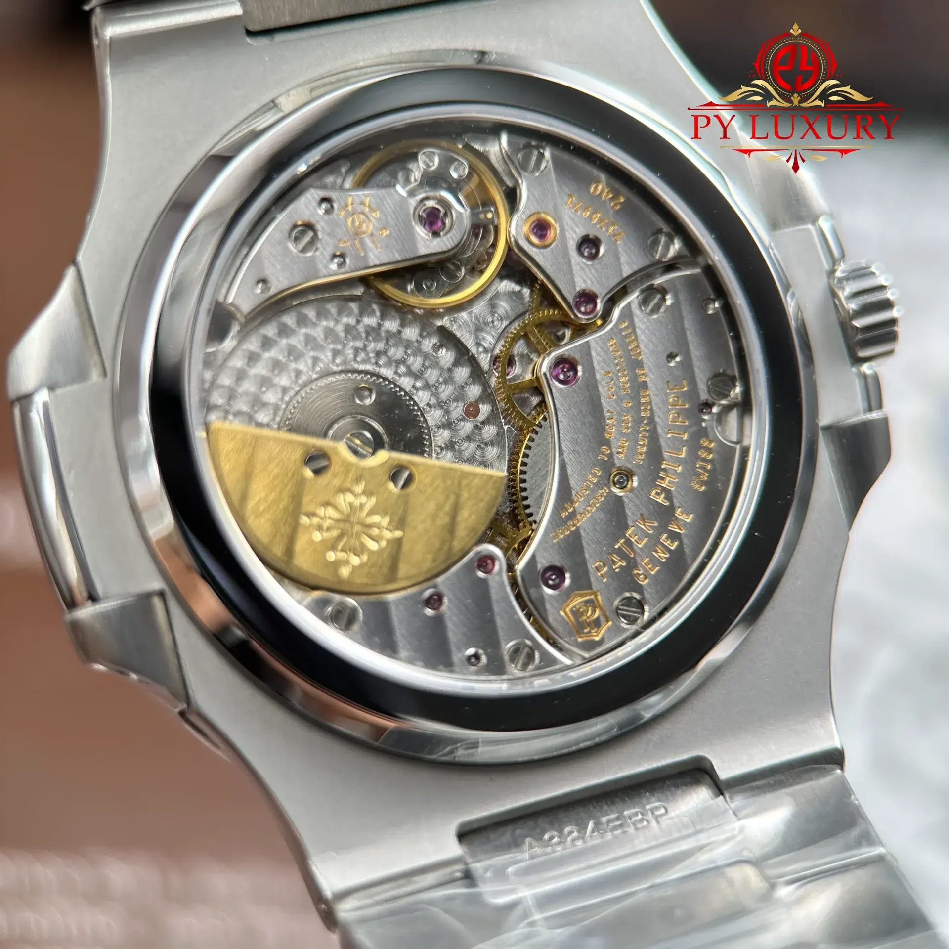 Patek Philippe Nautilus 5712/1A-001 Modify Blue Dial, Moonphase, Hands, Movement Engravings Super Clone 40mm - 图片 12