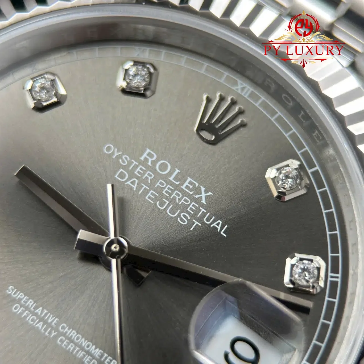 Rolex Datejust 126334 Grey Diamond Dial Jubilee Jubilee 1:1 Best Replica VSF 41mm - 图片 6