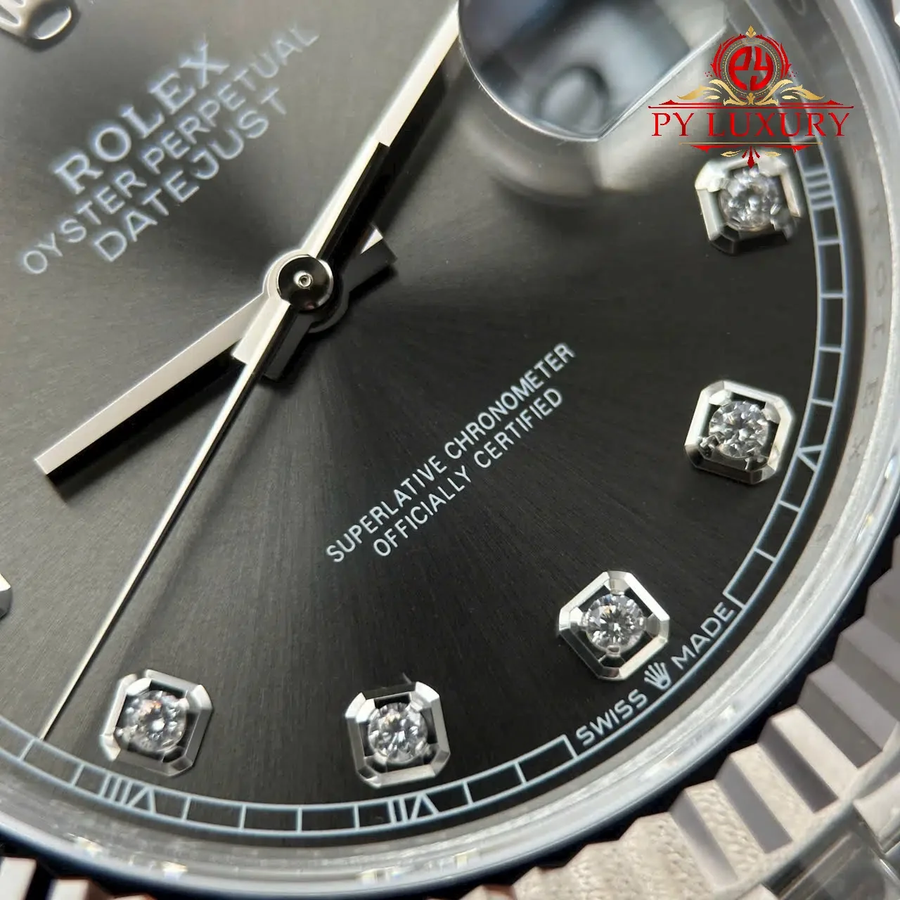Rolex Datejust 126334 Grey Diamond Dial Jubilee Jubilee 1:1 Best Replica VSF 41mm - 图片 9