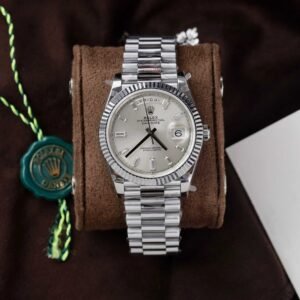 Rolex Day-Date 228239 Silver Baguette Dial 177g Best Replica V3 GMF 40mm