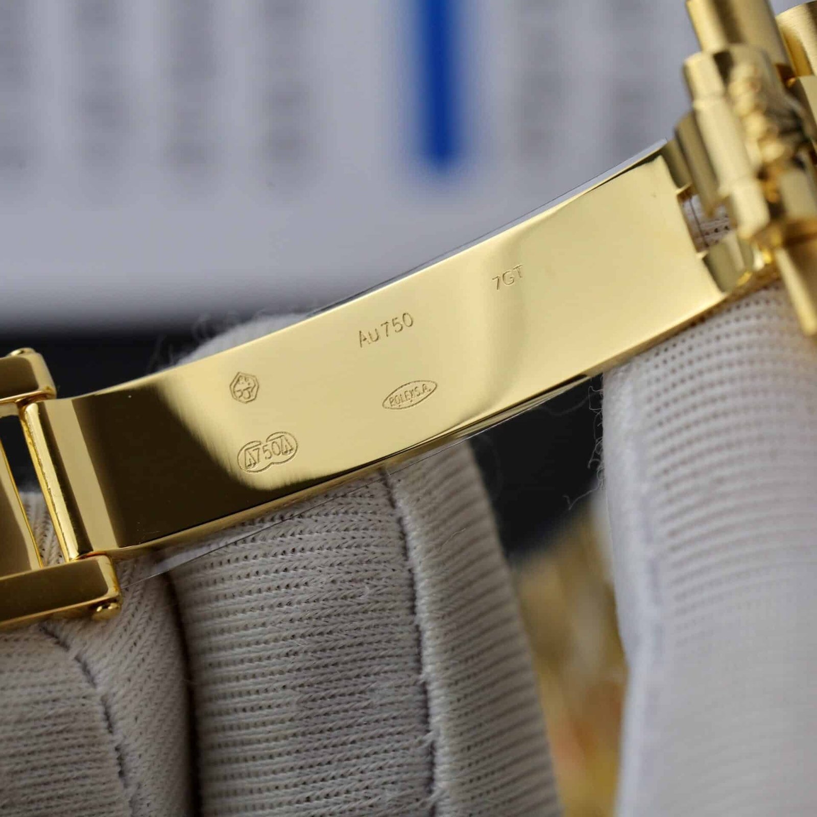 Rolex Day-Date 228348RBR-0037 Diamond Paved Dial 18k Gold Wrapped Customized Moissanite GMF V3 Super Clone 40mm - 图片 10