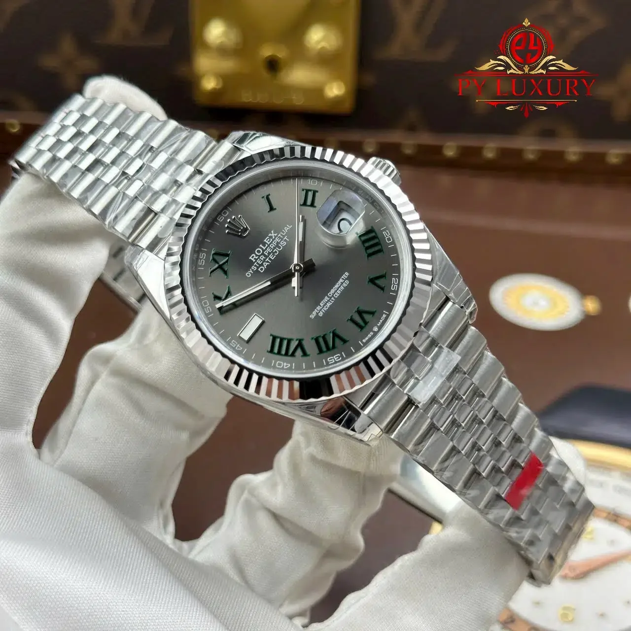 Rolex Datejust 41 126334 Wimbledon Dial Jubilee Super Clone VS Factory - 图片 2