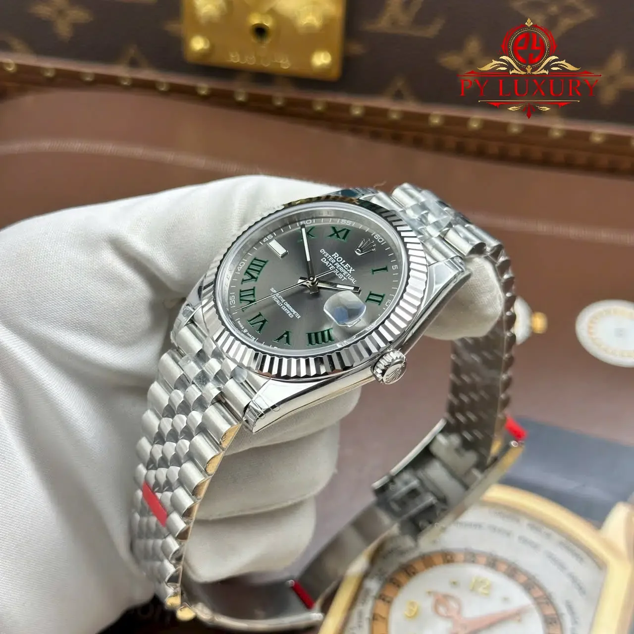 Rolex Datejust 41 126334 Wimbledon Dial Jubilee Super Clone VS Factory - 图片 3