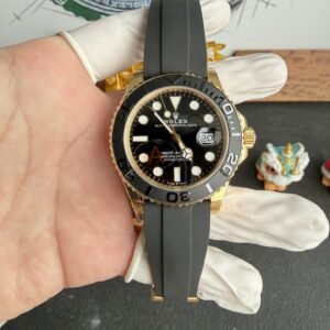 Rolex Yacht-Master 226658 Yellow Gold Black Dial Top Quality Replica 149g VSF 42mm