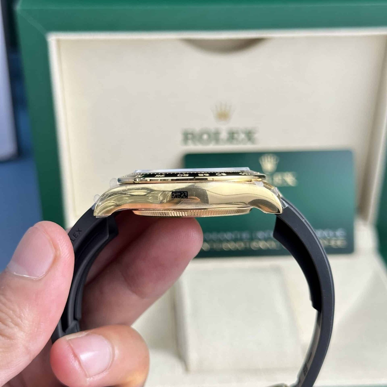 Rolex Daytona 126518 Yellow Gold Champagne Dial Oysterflex 155g Super Clone 40mm - 图片 7