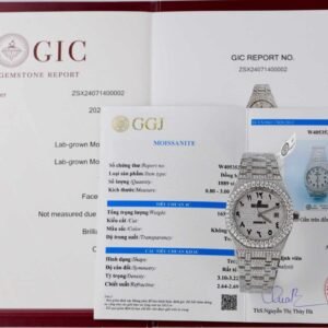 Audemars Piguet Royal Oak Iced Out Moissanite Arabic Dial Super Clone 41mm