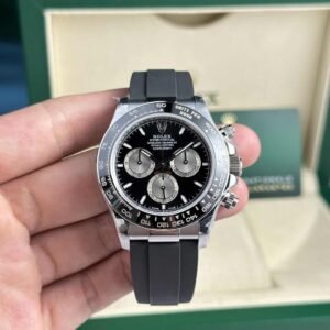 Rolex Daytona 126519LN-0002 Bright Black & Steel Luminous Dial 155g Super Clone QF 40mm
