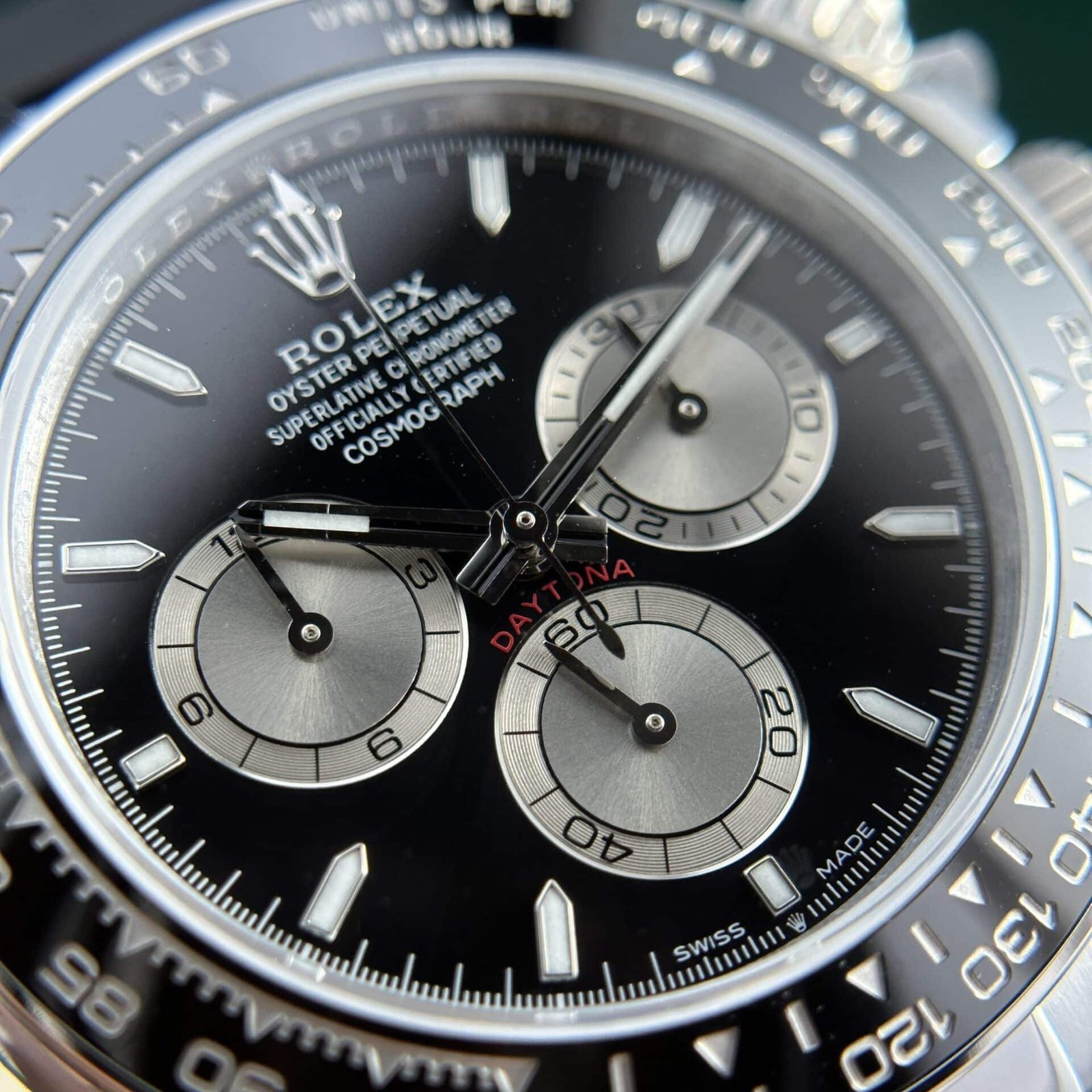 Rolex Daytona 126519LN-0002 Bright Black & Steel Luminous Dial 155g Super Clone QF 40mm - 图片 5