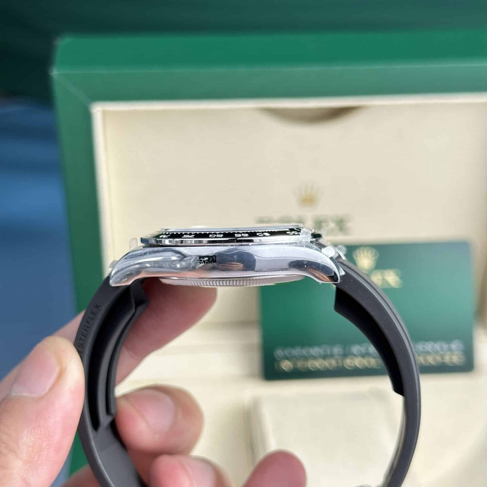 Rolex Daytona 126519LN-0002 Bright Black & Steel Luminous Dial 155g Super Clone QF 40mm - 图片 8