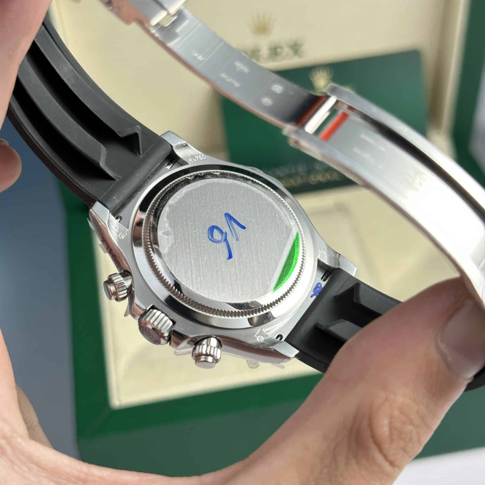 Rolex Daytona 126519LN-0002 Bright Black & Steel Luminous Dial 155g Super Clone QF 40mm - 图片 9
