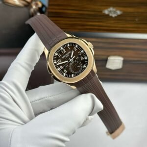 Patek Philippe Aquanaut 5164R-001 Rose Gold Brown Dial Replica Z Factory 40.8mm