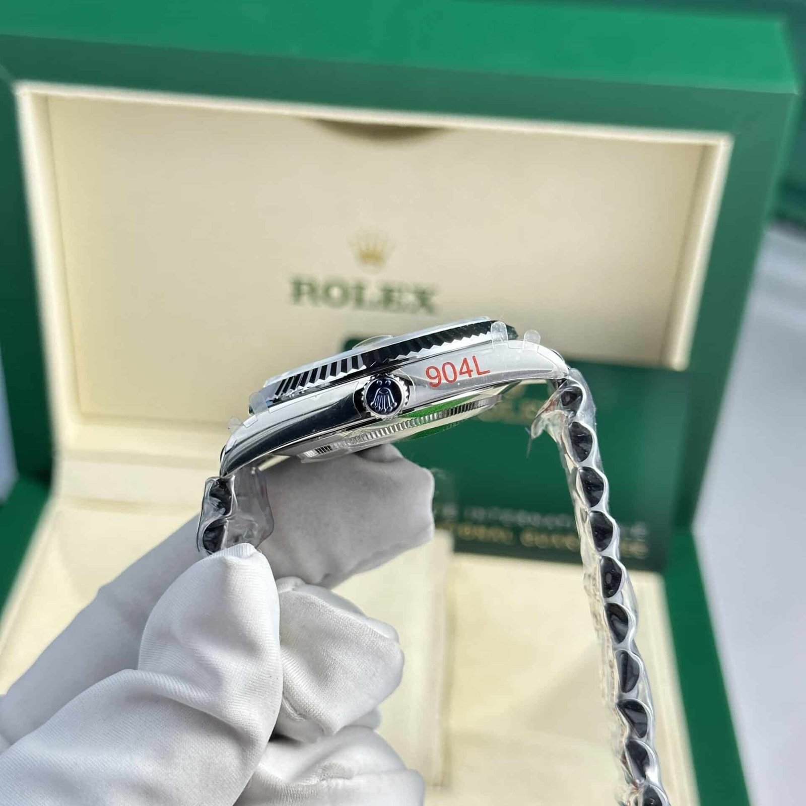 Rolex Day-Date 228236-0018 Ice Blue Luminous Dial 178g GMF V3 Best Replica 40mm - 图片 5