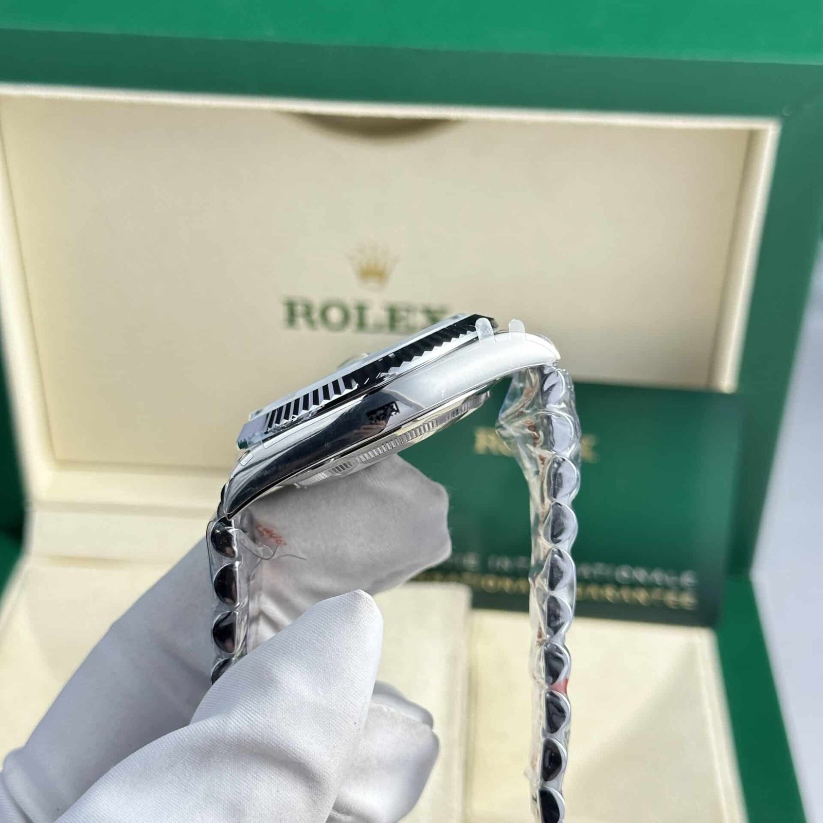 Rolex Day-Date 228236-0018 Ice Blue Luminous Dial 178g GMF V3 Best Replica 40mm - 图片 6