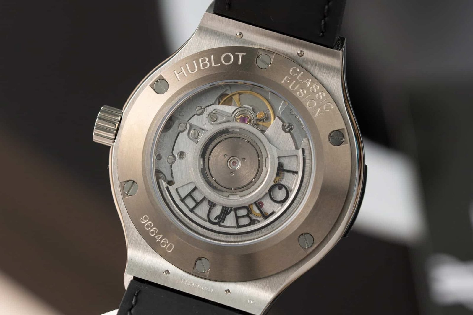 Hublot Classic Fusion Titanium Blue Dial Custom Natural Diamonds Super Clone JJF 38mm - 图片 7