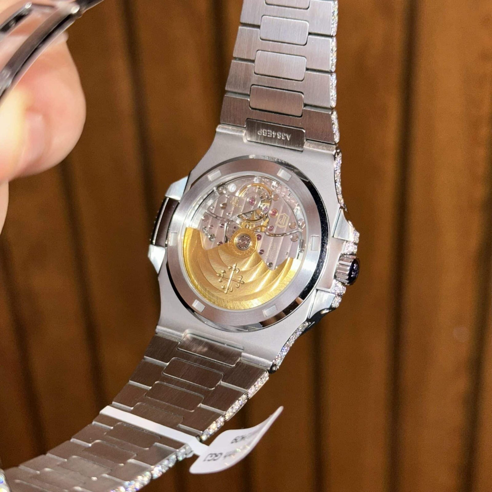 Patek Philippe Nautilus 5711 Iced Out Moissanite Best Quality Replica 40mm - 图片 8