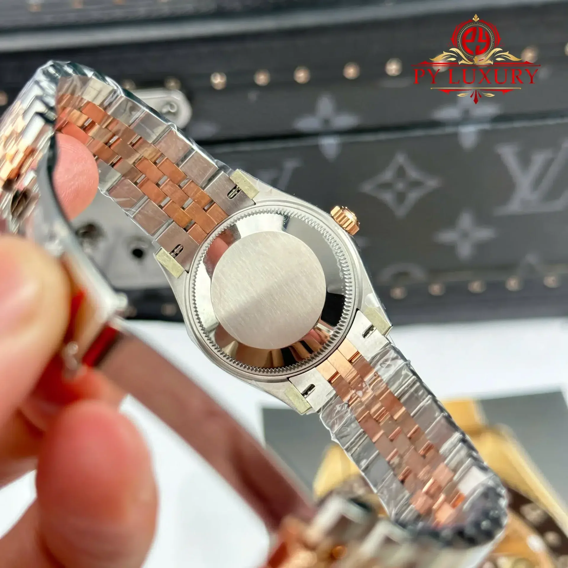Rolex Datejust 278381RBR-0026 Two Tone Rose Gold MOP Diamond Dial Diamond Bezel Jubilee 1:1 Replica THBF 31mm - 图片 9