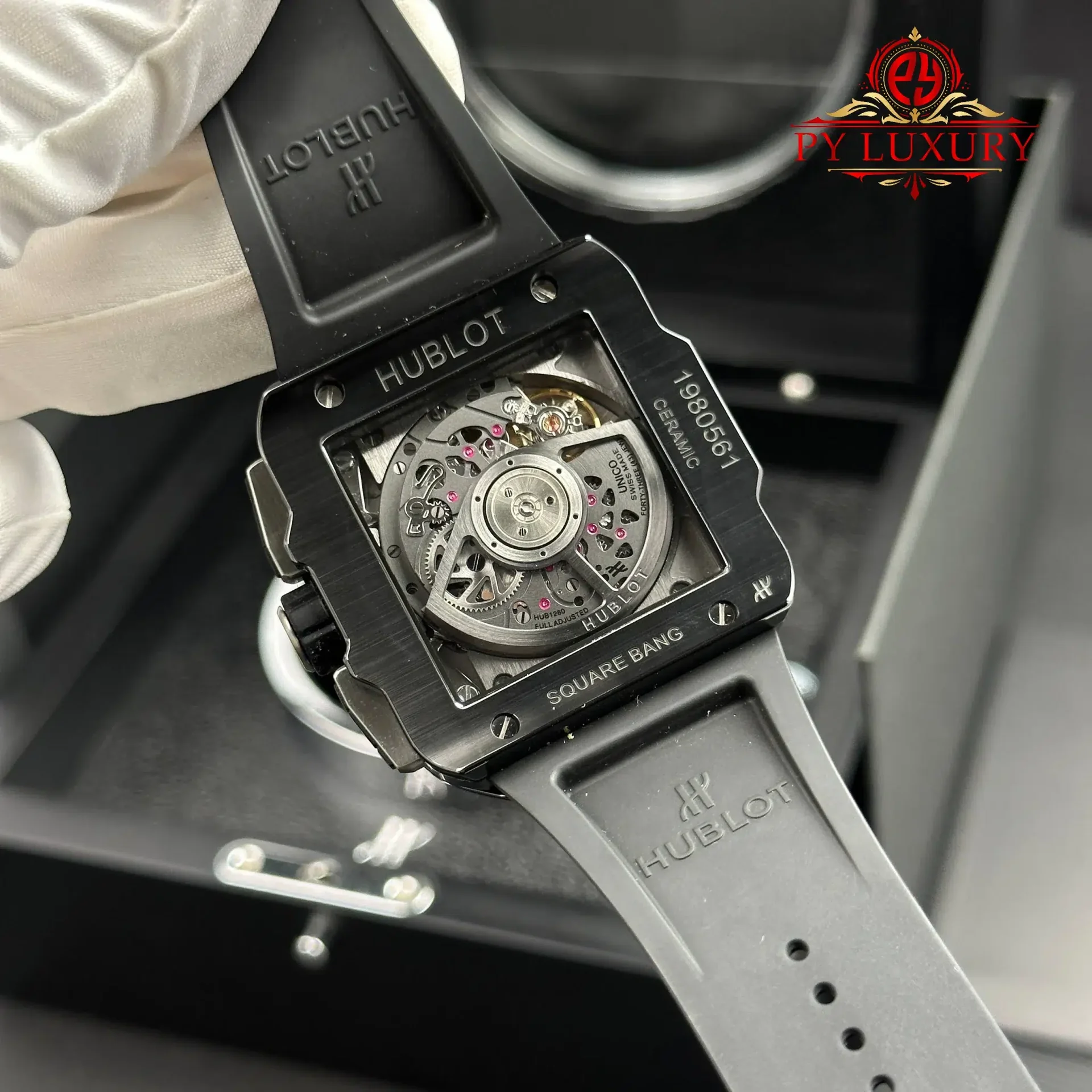 Hublot Square Bang Unico Black Magic Ceramic Case Best Quality Replica BBF 42mm - 图片 10