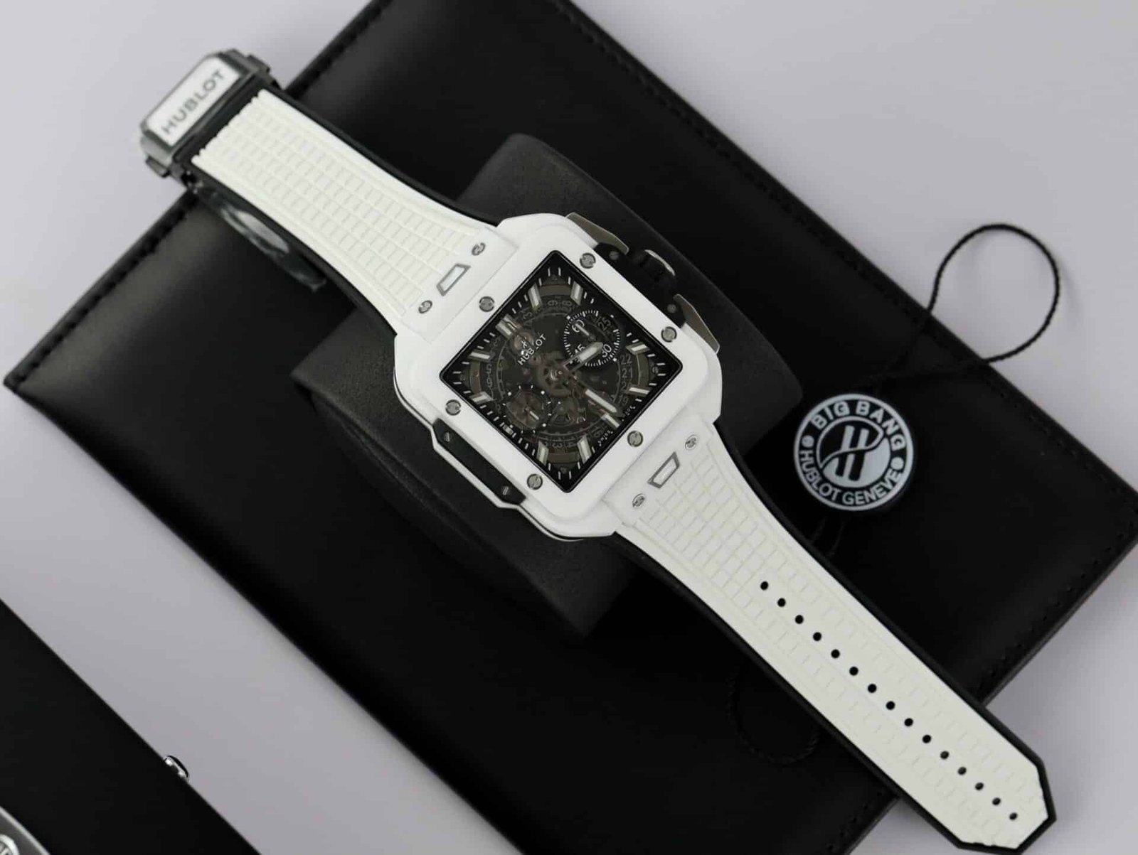 Hublot Square Bang Unico White Ceramic Best Quality Replica BBF 42mm - 图片 2