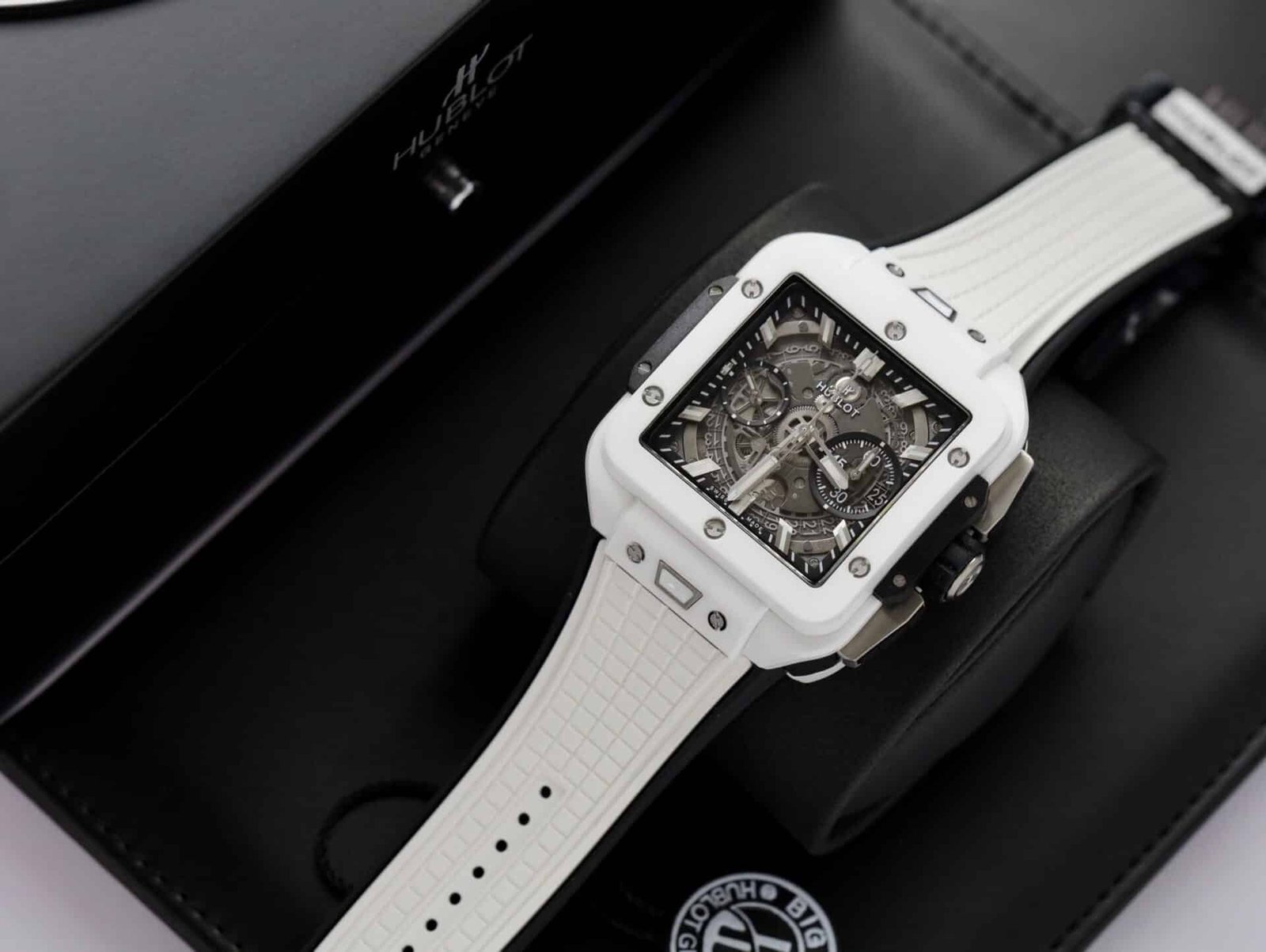 Hublot Square Bang Unico White Ceramic Best Quality Replica BBF 42mm - 图片 3