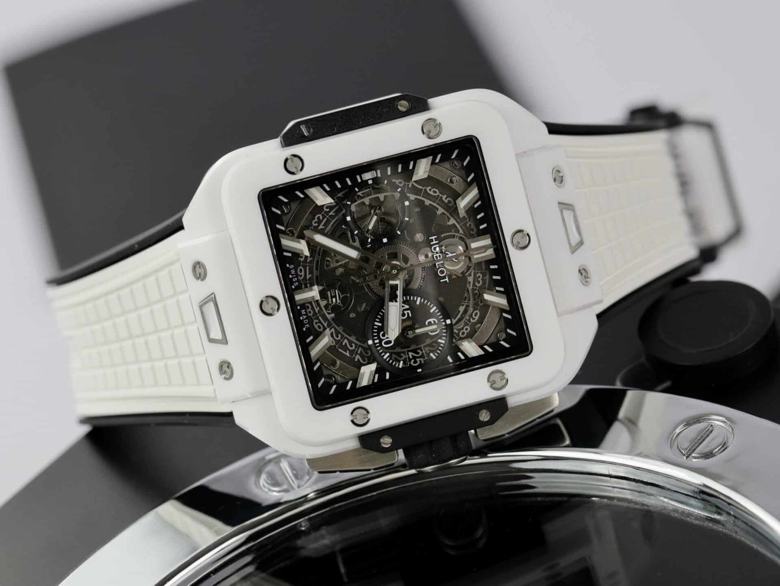 Hublot Square Bang Unico White Ceramic Best Quality Replica BBF 42mm - 图片 4