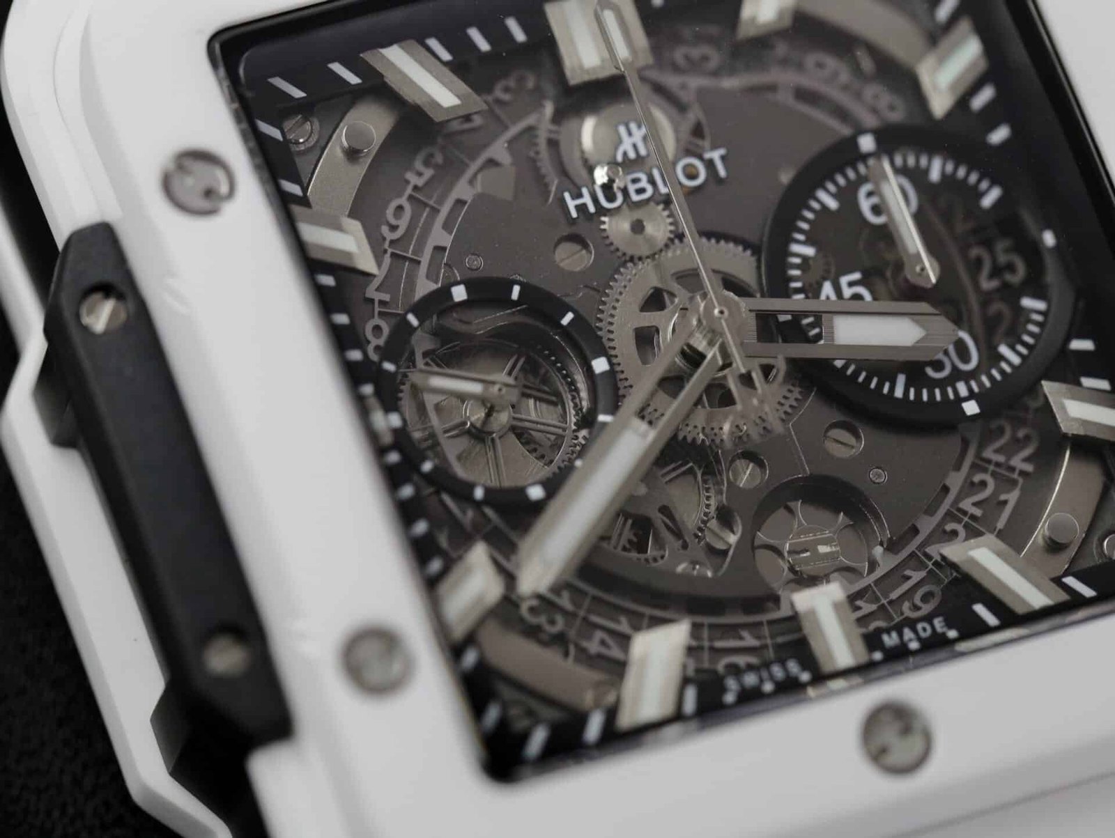 Hublot Square Bang Unico White Ceramic Best Quality Replica BBF 42mm - 图片 7