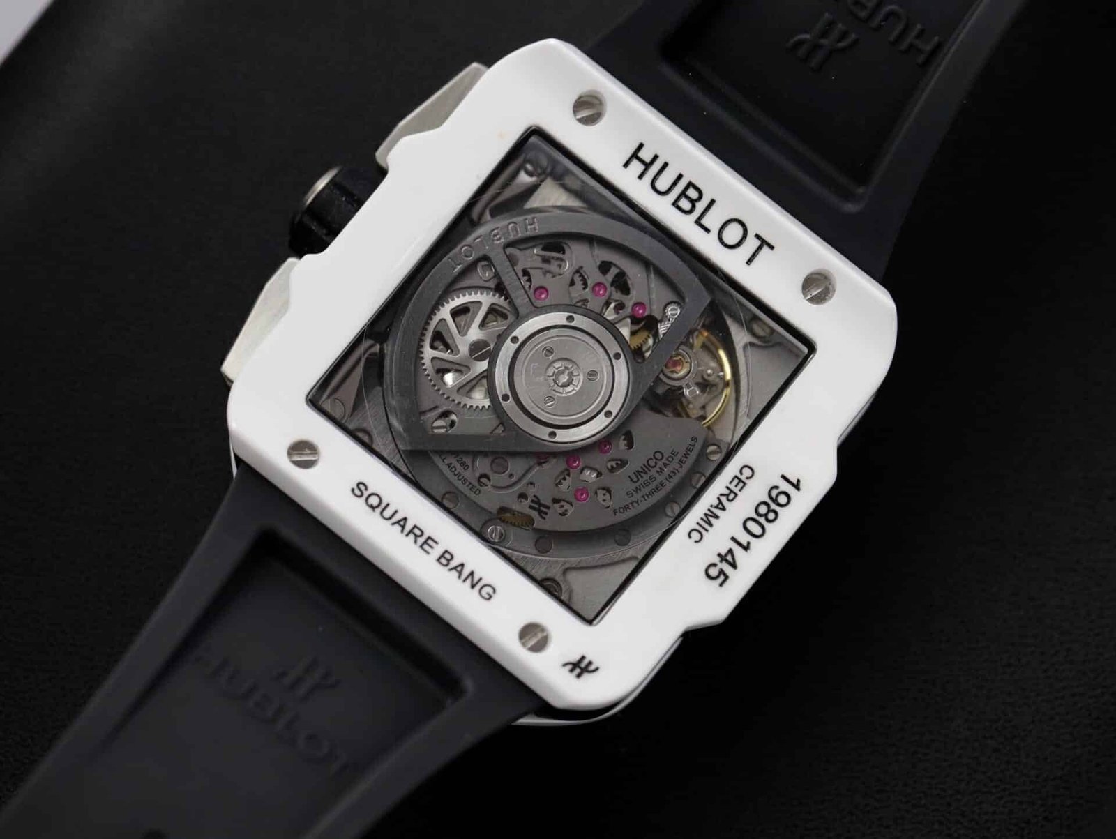Hublot Square Bang Unico White Ceramic Best Quality Replica BBF 42mm - 图片 9
