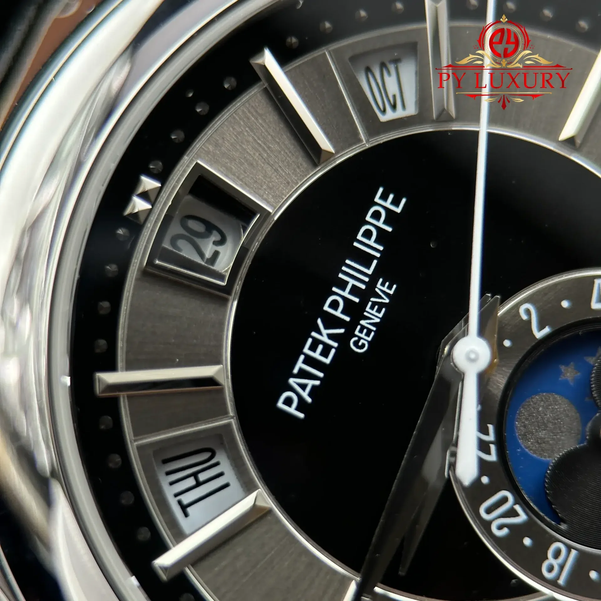 Patek Philippe Complications 5205G-010 Grey Dial Leather Best Replica GRF 40mm - 图片 7