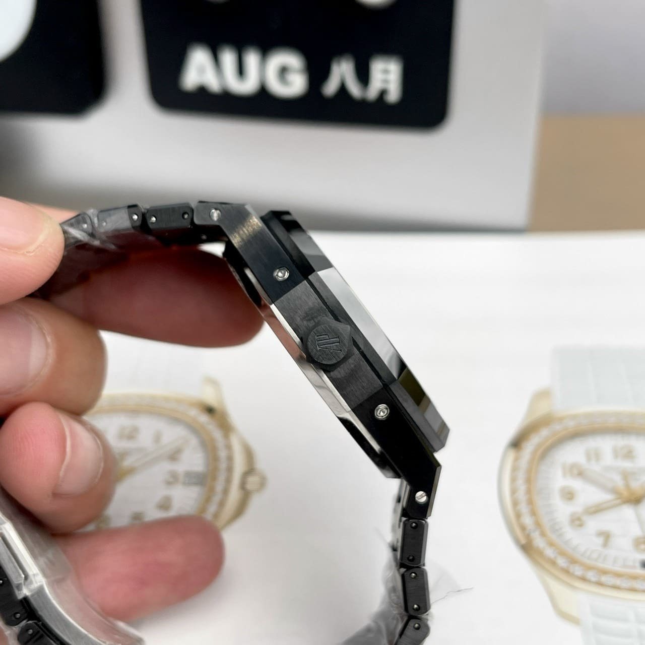Audemars Piguet Royal Oak Perpetual Calendar 26579CE Grey Dial Black Ceramic Best Replica APSF 41mm - 图片 7