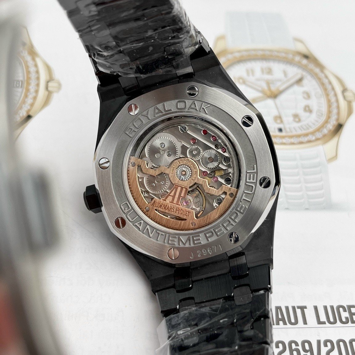 Audemars Piguet Royal Oak Perpetual Calendar 26579CE Grey Dial Black Ceramic Best Replica APSF 41mm - 图片 8