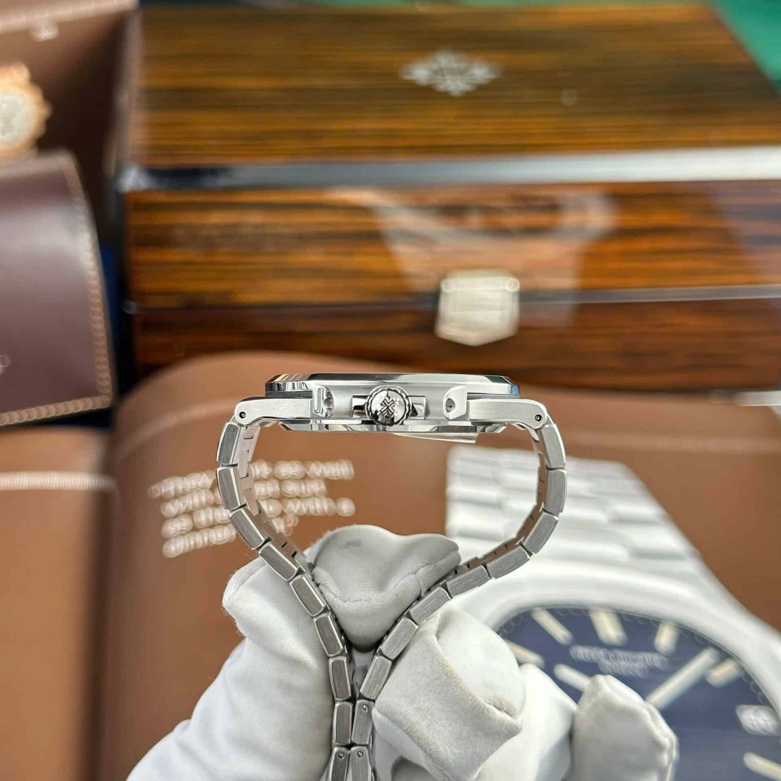 Patek Philippe Nautilus 5711/1A-010 Blue Dial Modified Max Options Best Replica Super Clone 40mm - 图片 7