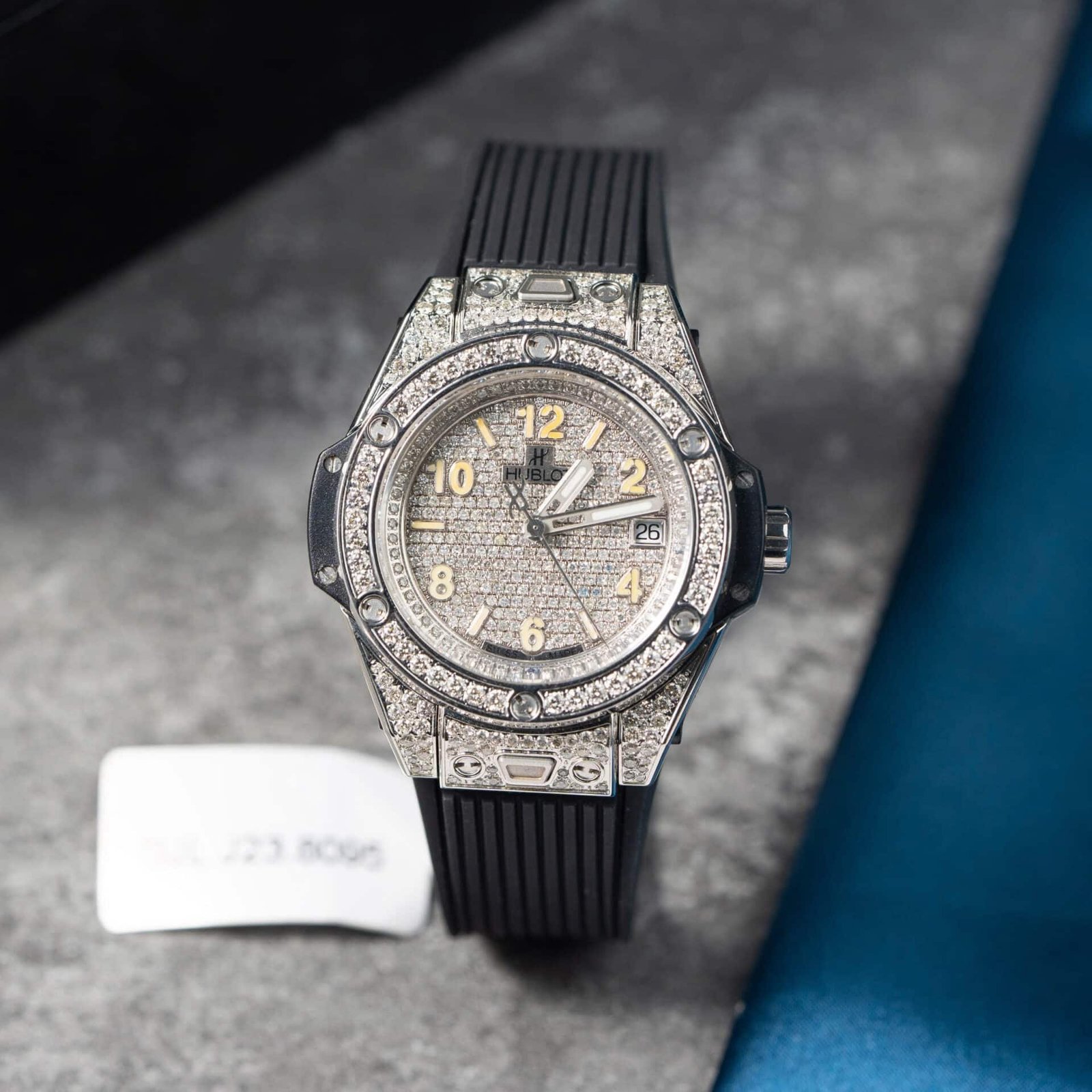 Hublot Big Bang One Click Steel Full Pavé Custom Natural Diamonds Best Replica 39mm - 图片 2