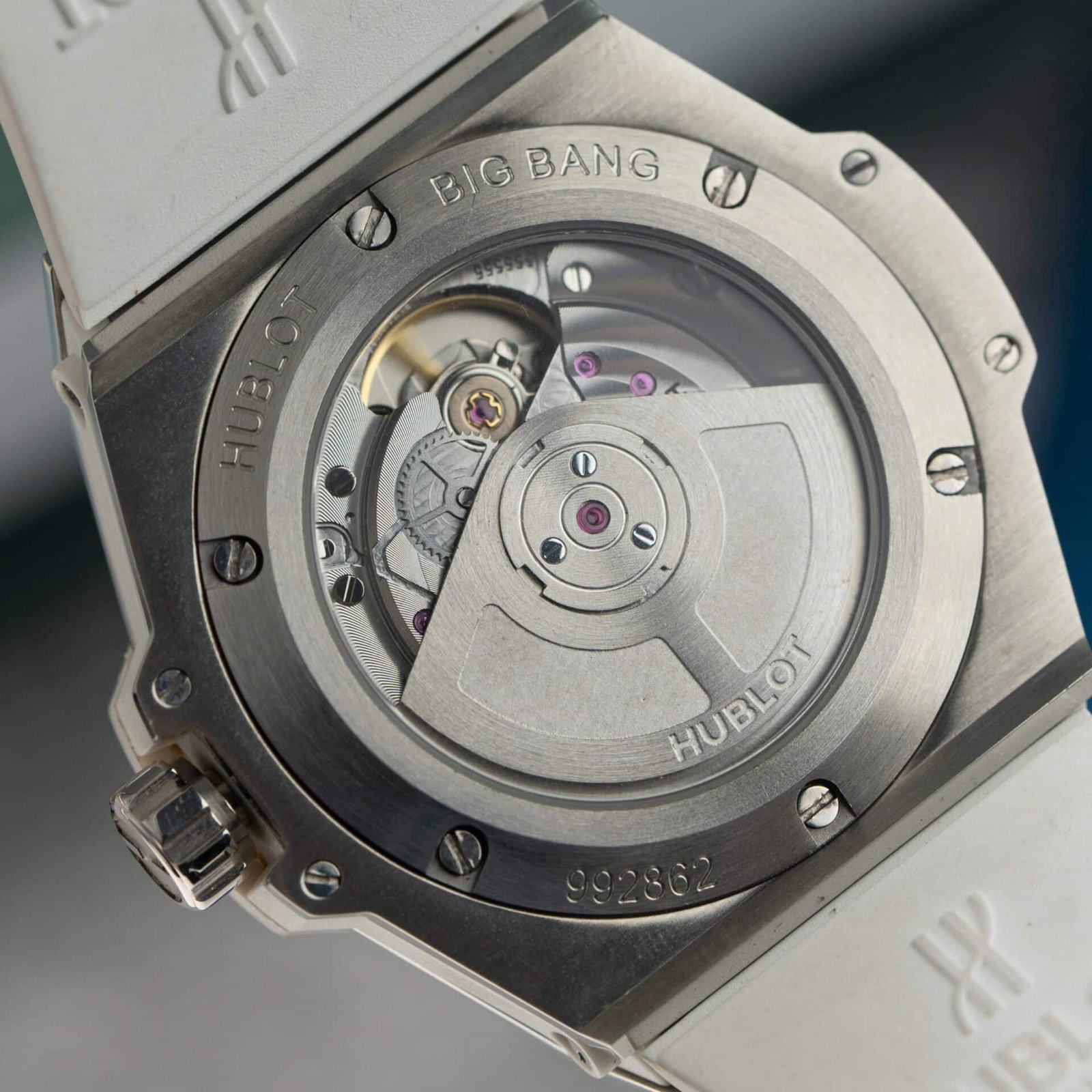 Hublot Big Bang One Click Steel White Pavé Custom Natural Diamonds Best Replica 39mm - 图片 10
