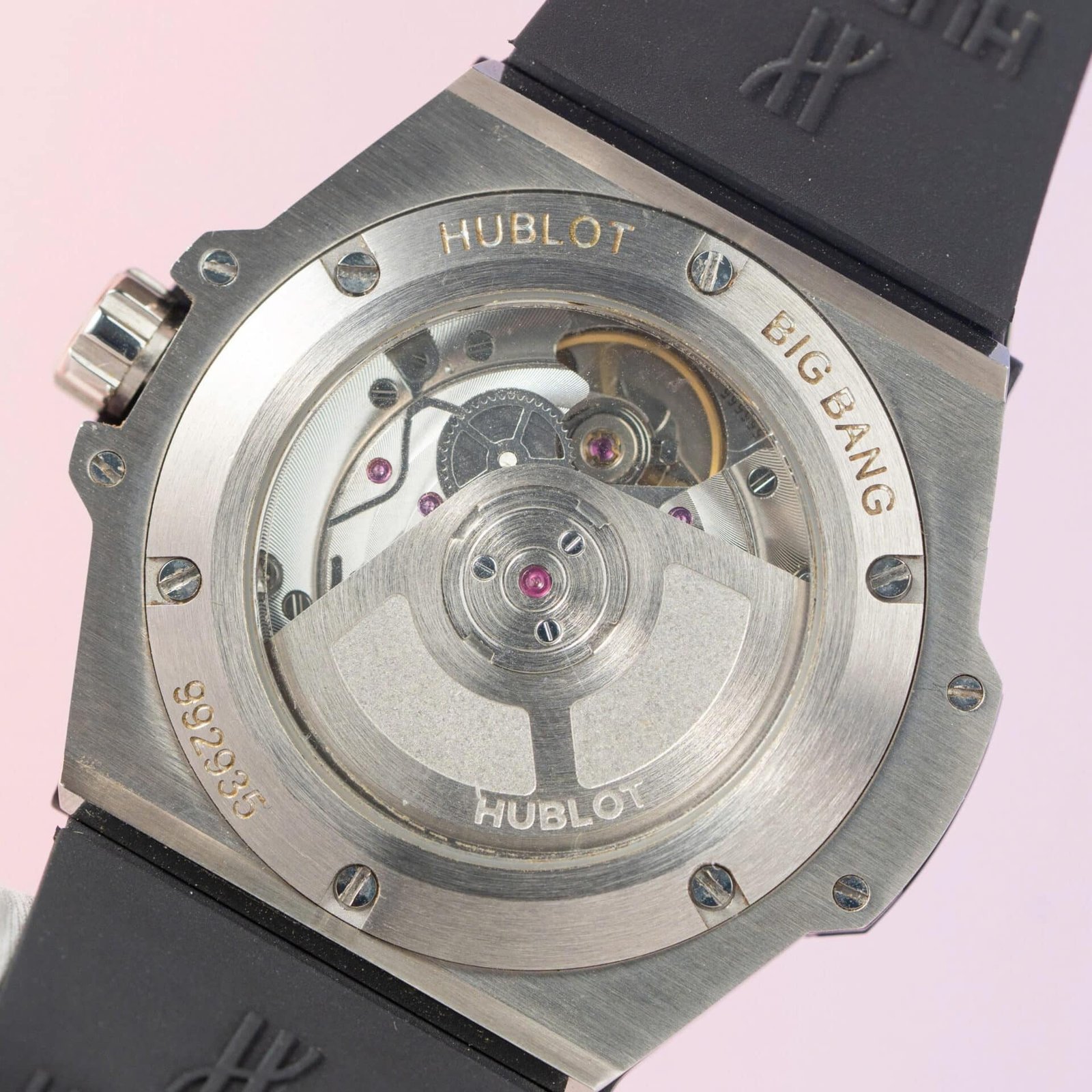 Hublot Big Bang One Click Steel Black Custom Moissanite Dial & Bezel Best Replica 39mm - 图片 9