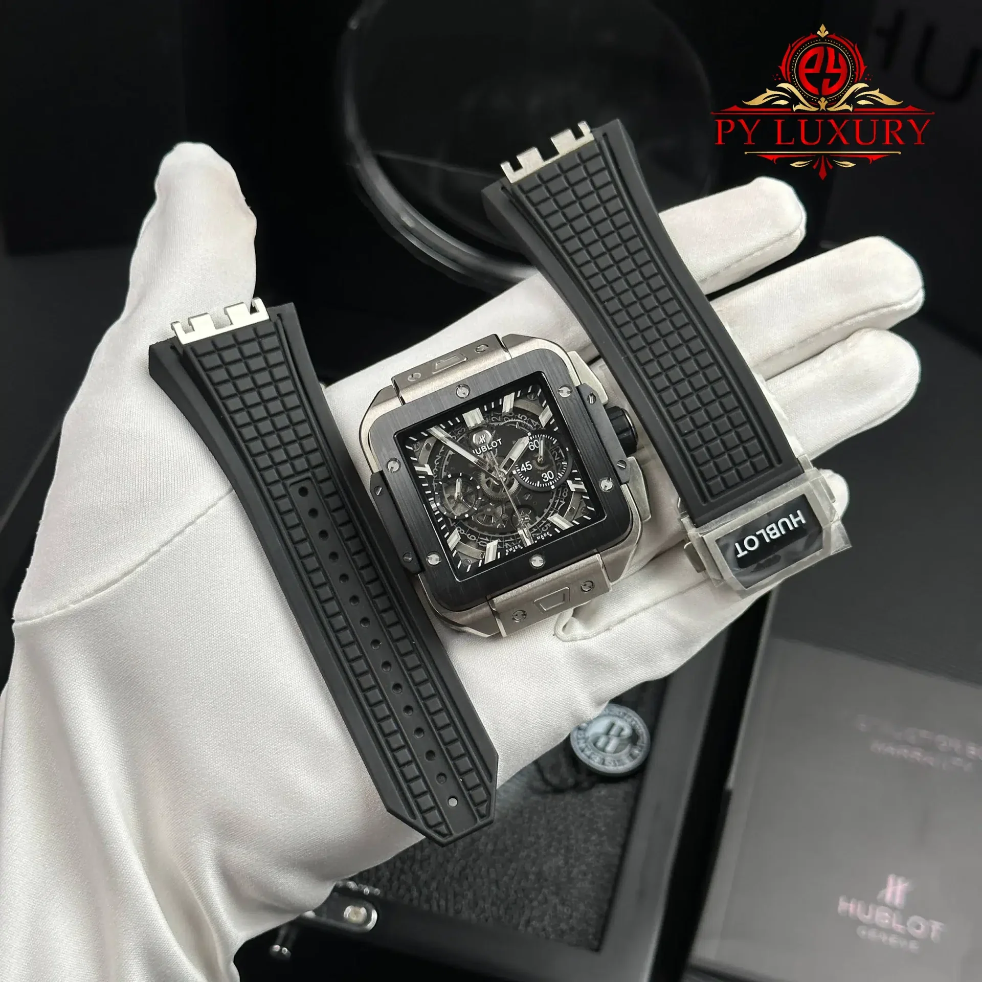 Hublot Square Bang Unico Titanium Ceramic Best Quality Replica BBF 42mm - 图片 2