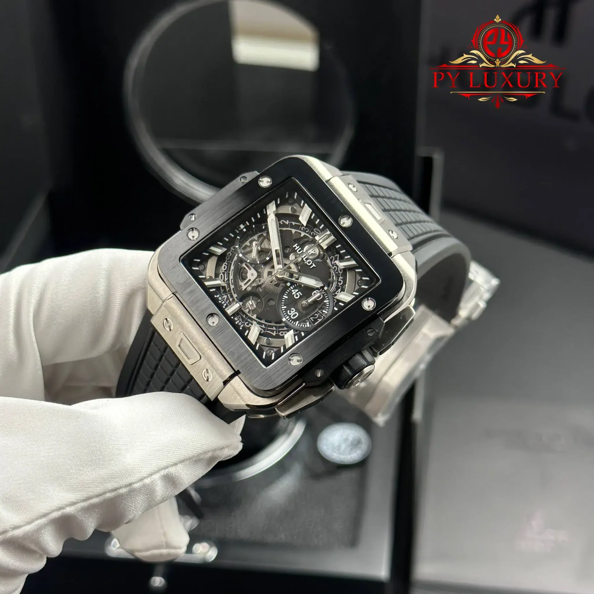 Hublot Square Bang Unico Titanium Ceramic Best Quality Replica BBF 42mm - 图片 3