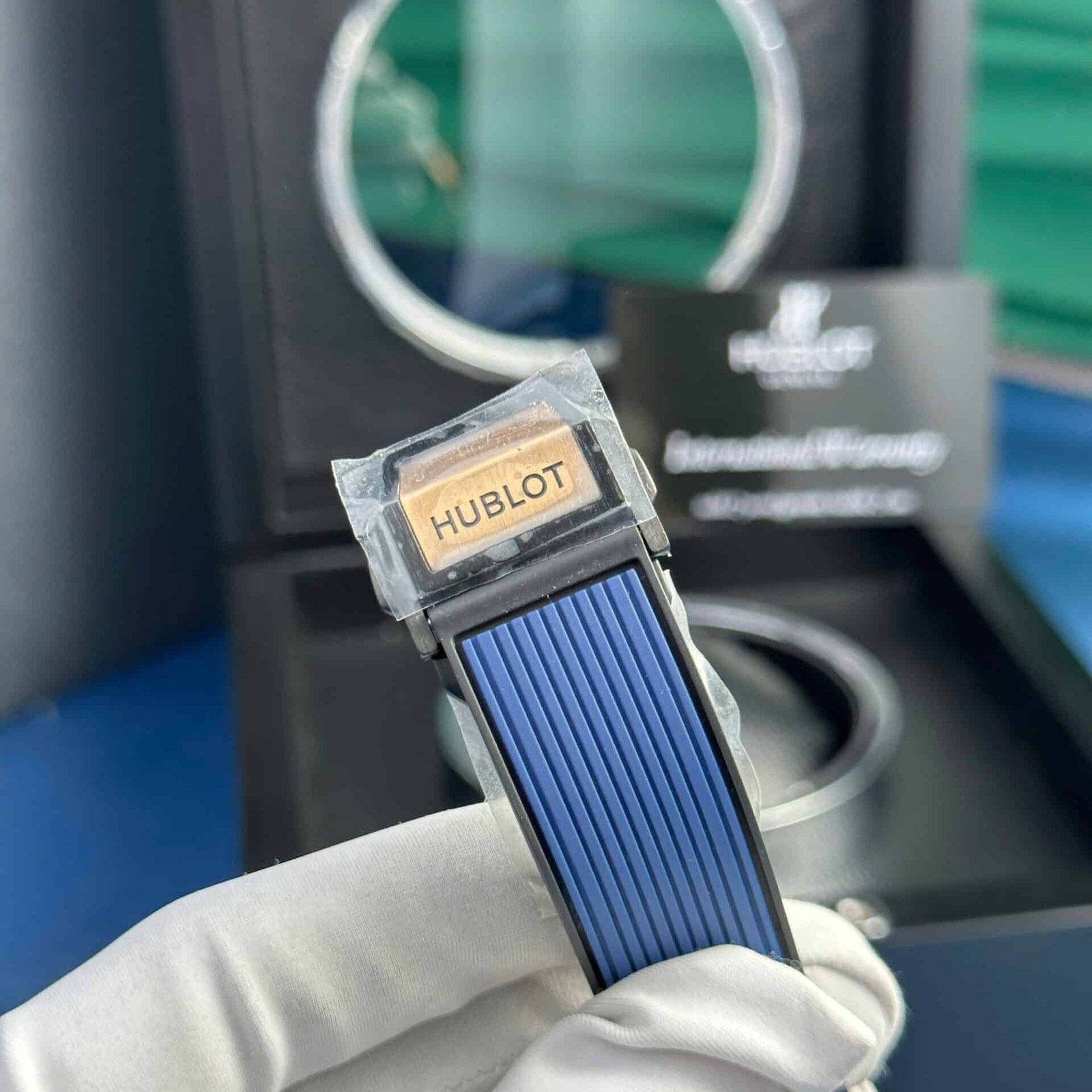 Hublot Big Bang Unico King Gold Blue Dial Best Replica BBF 42mm - 图片 7