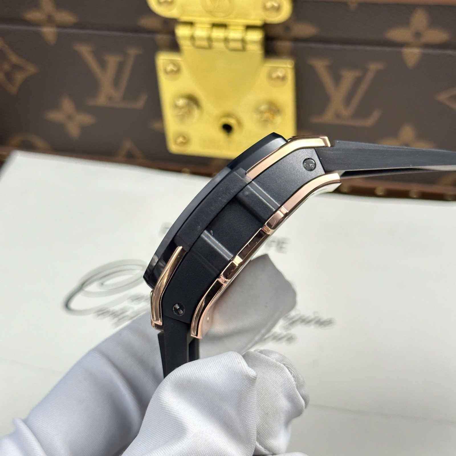 Hublot Spirit of Big Bang King Gold Black Ceramic Best Replica 42mm - 图片 7
